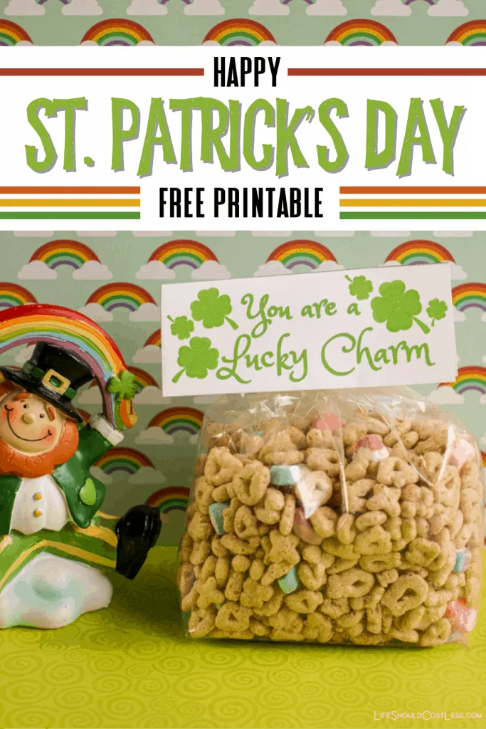 St patricks day printable lifeshouldcostless.com