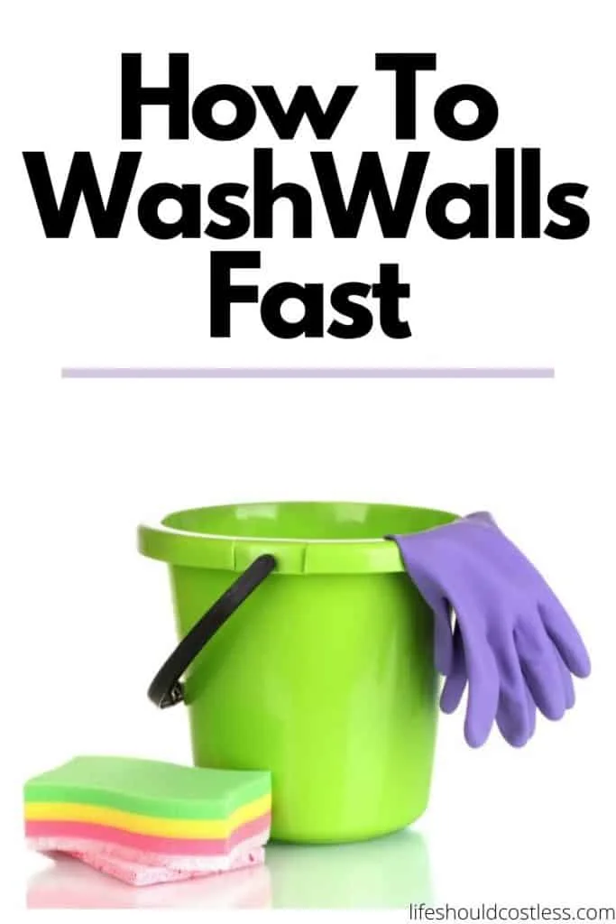 How To Wash Walls Fast The Easiest Way Clean Life Should Cost Less - Wash Painted Walls With Vinegar And Water