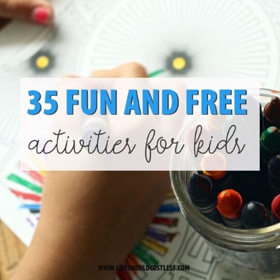 What to do with kids, free and cheap activity ideas. lifeshouldcostless.com