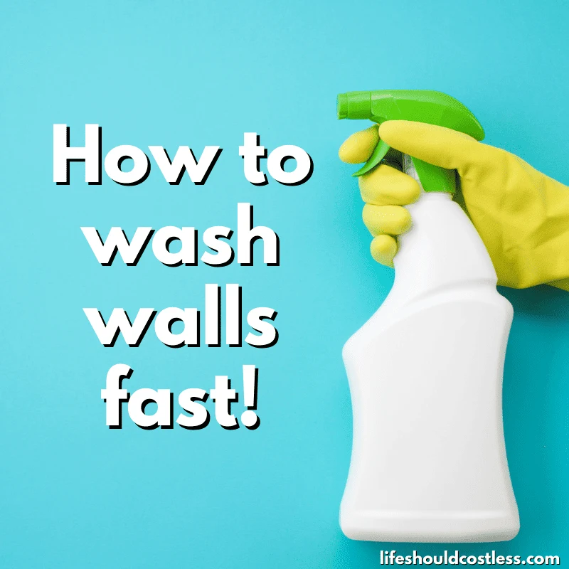 best way to wash walls