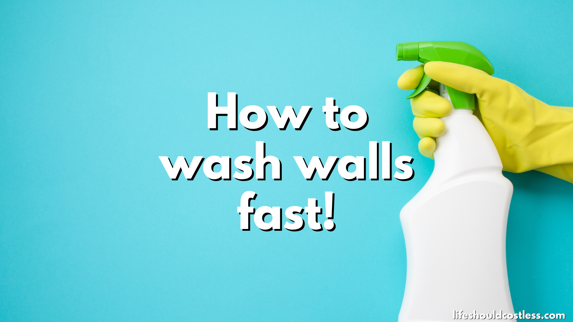 How to Clean Walls to Remove Scuffs and Stains