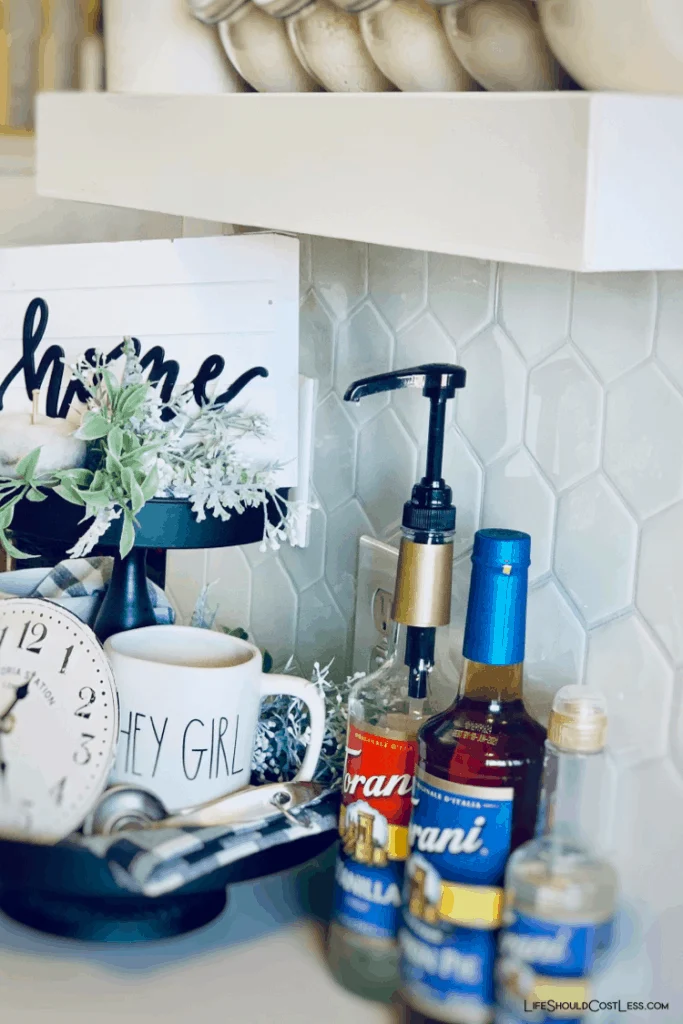 DIY Home Beverage Station - Life Should Cost Less