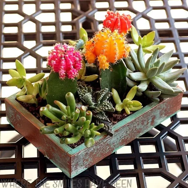 faux copper planter tutorial