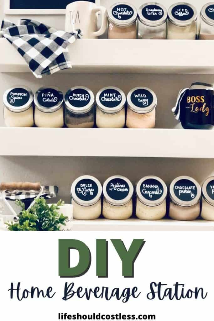DIY Home beverage station, how to build your own.
