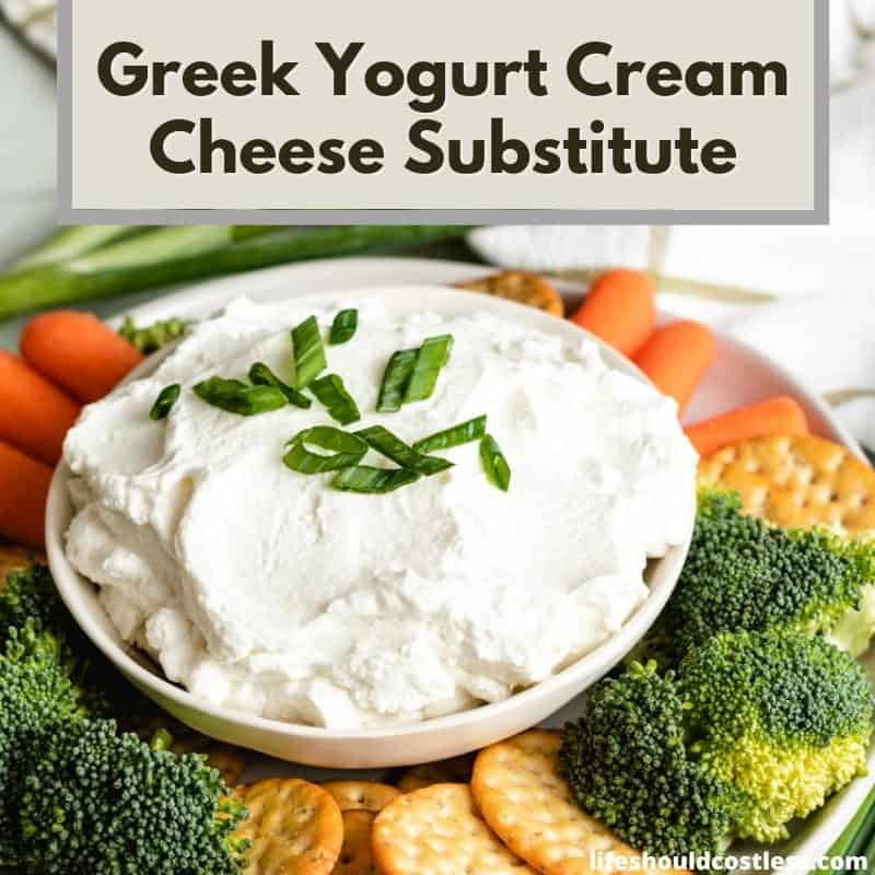 Greek Yogurt Cream Cheese Substitute