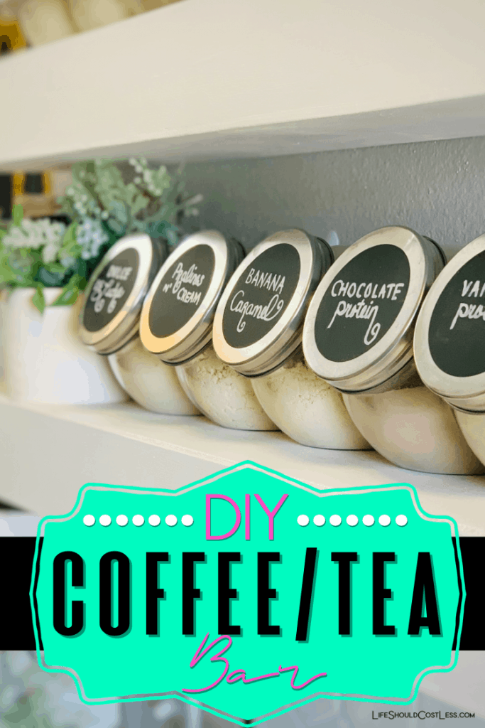 DIY Home Beverage Station - Life Should Cost Less