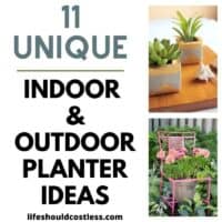 unique outdoor planter ideas