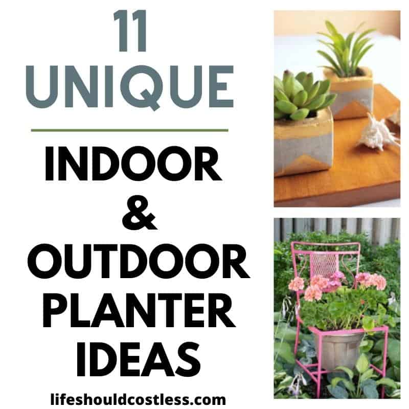 11 Unique Indoor and Outdoor Planter Ideas - Life Should Cost Less