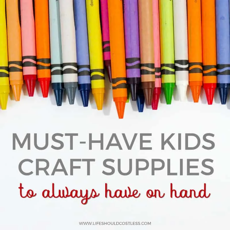 20 Kid's Craft Supplies You Should Always Have on Hand - Mom Saves