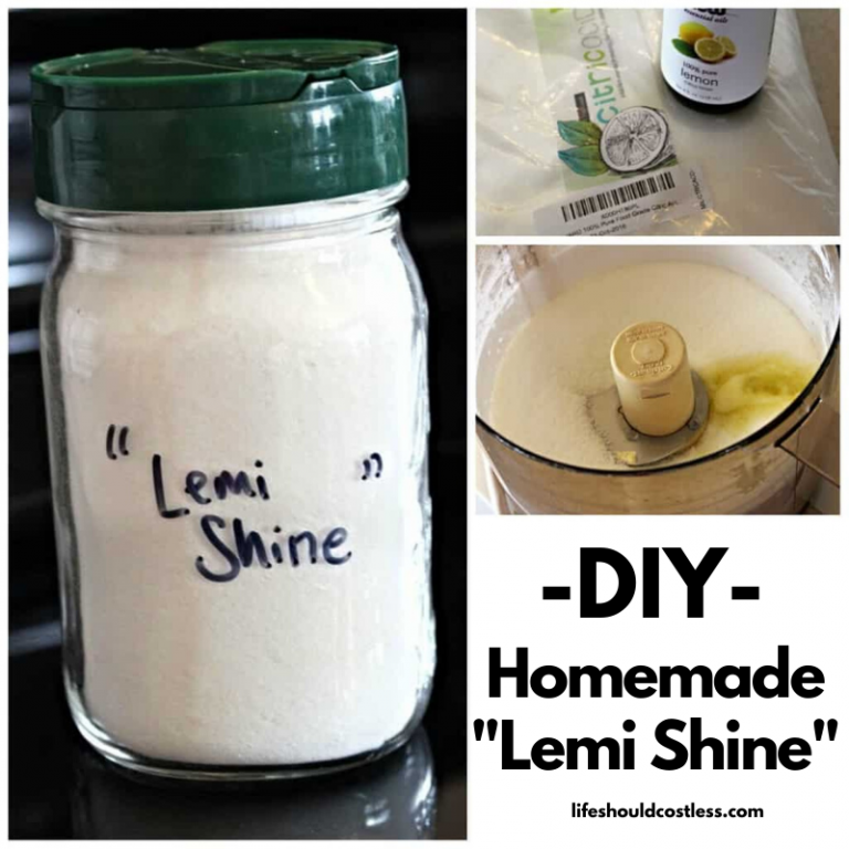 Homemade Lemi Shine Alternative Life Should Cost Less
