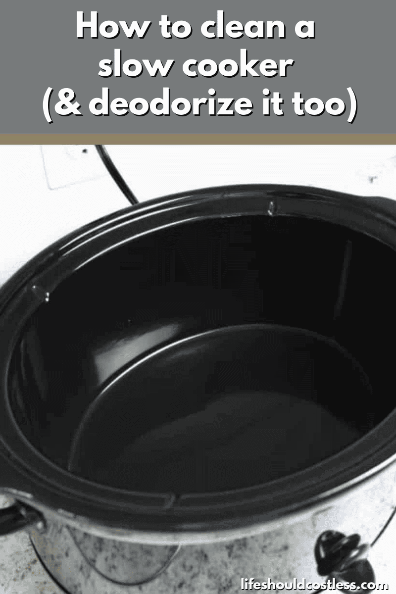 How To Clean A Slow Cooker, And Deodorize It Too (Video) Life Should