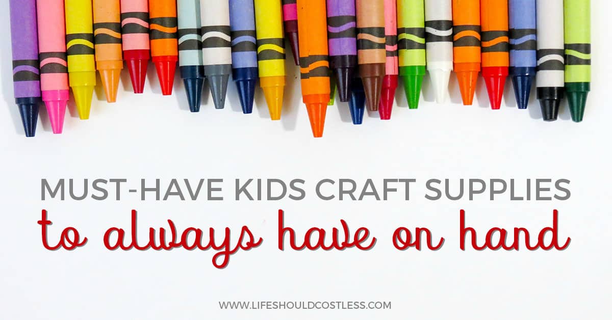 Essential Craft Supplies to Have at Home - Inner Child Fun