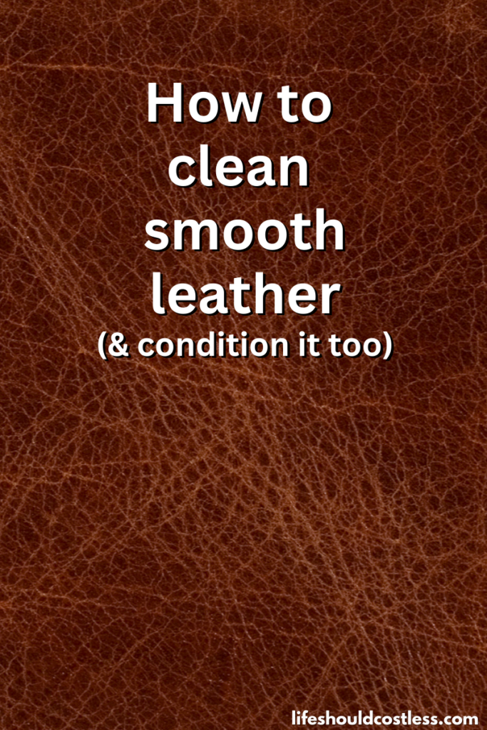 cleaning soft leather