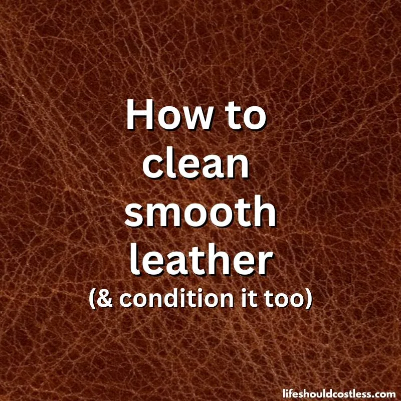 smooth leather cleaner