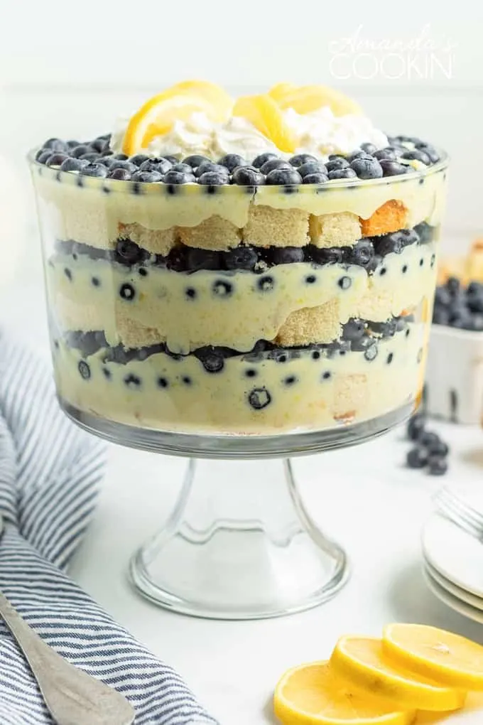 Lemon Blueberry Trifle recipe