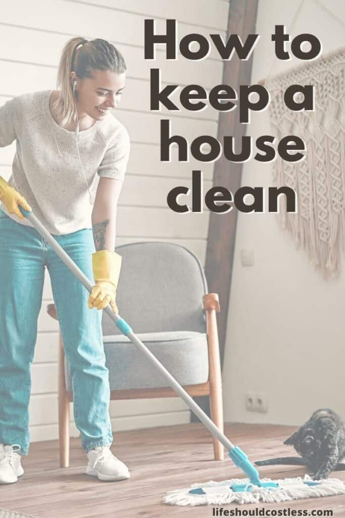 House rules to keep the house clean. Learn how to keep a house clean with these simple steps.