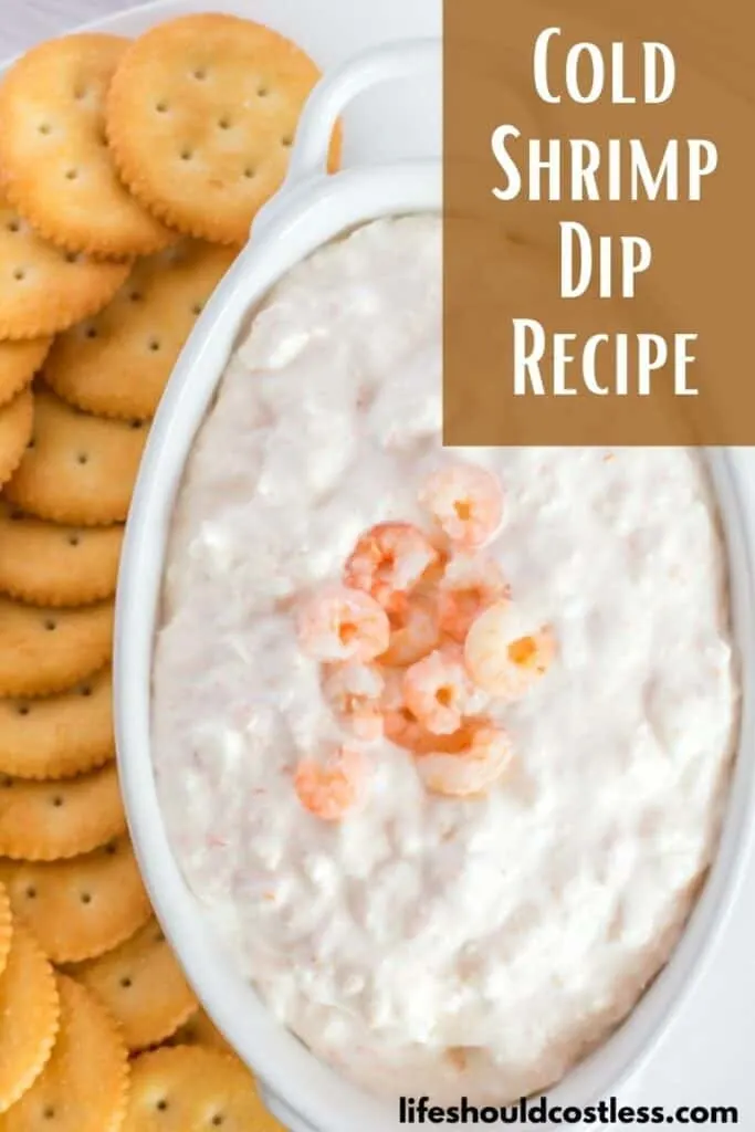 Easy shrimp dip recipe made with cream cheese, horseradish, and mayonnaise.