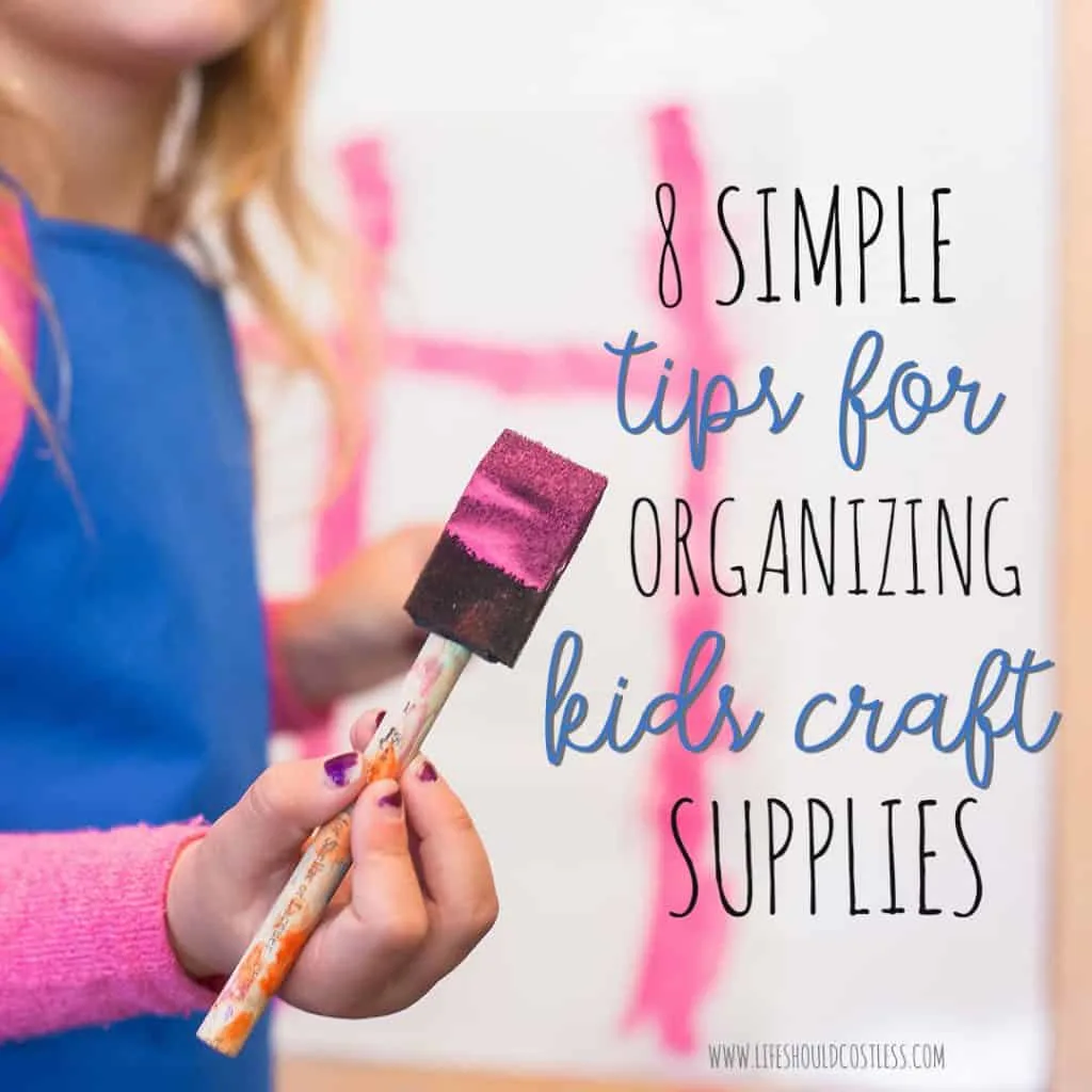 Kid's Craft Organization