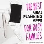 5 Free Meal Planning Apps To Get You Organized - Sweet Peas and Saffron