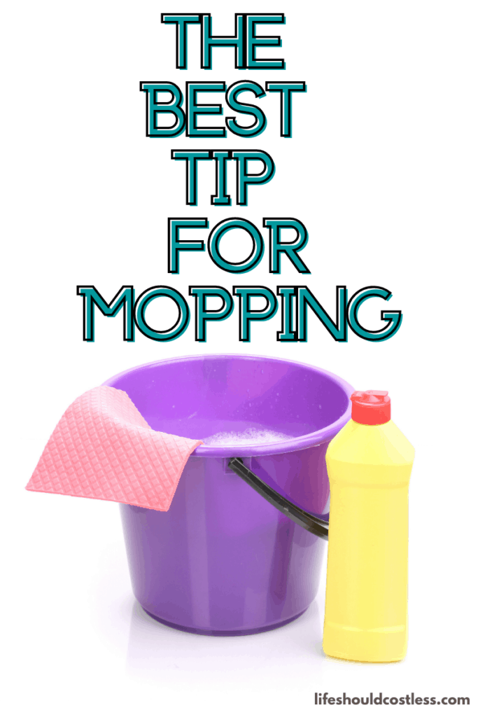 best tip for mopping