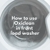 How to use Oxiclean in front load washer