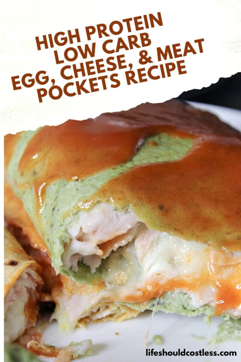 High Protein/Low Carb Egg, Cheese, and Meat Pockets Recipe - Life ...