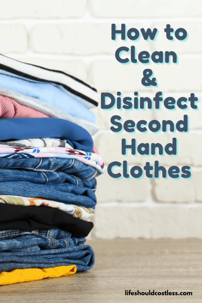 Best way to get stains out of used clothes. lifeshouldcostless.com
