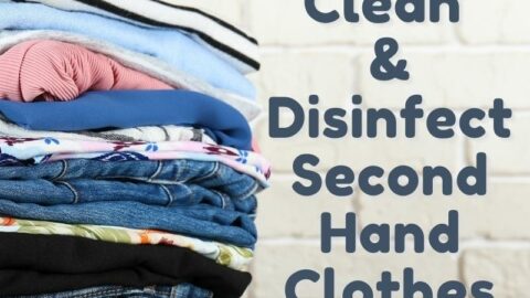 how to deep clean thrifted clothes