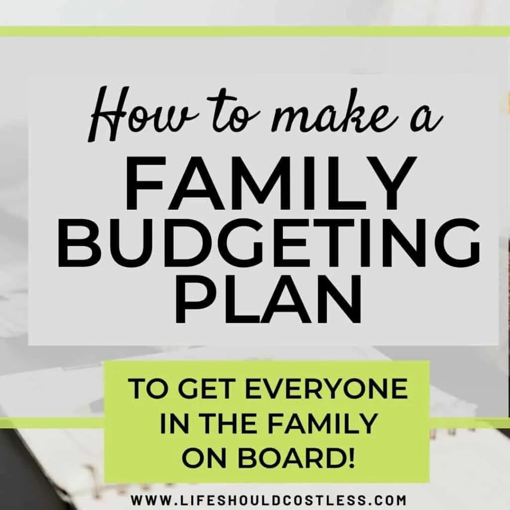 how to set financial goals for your family