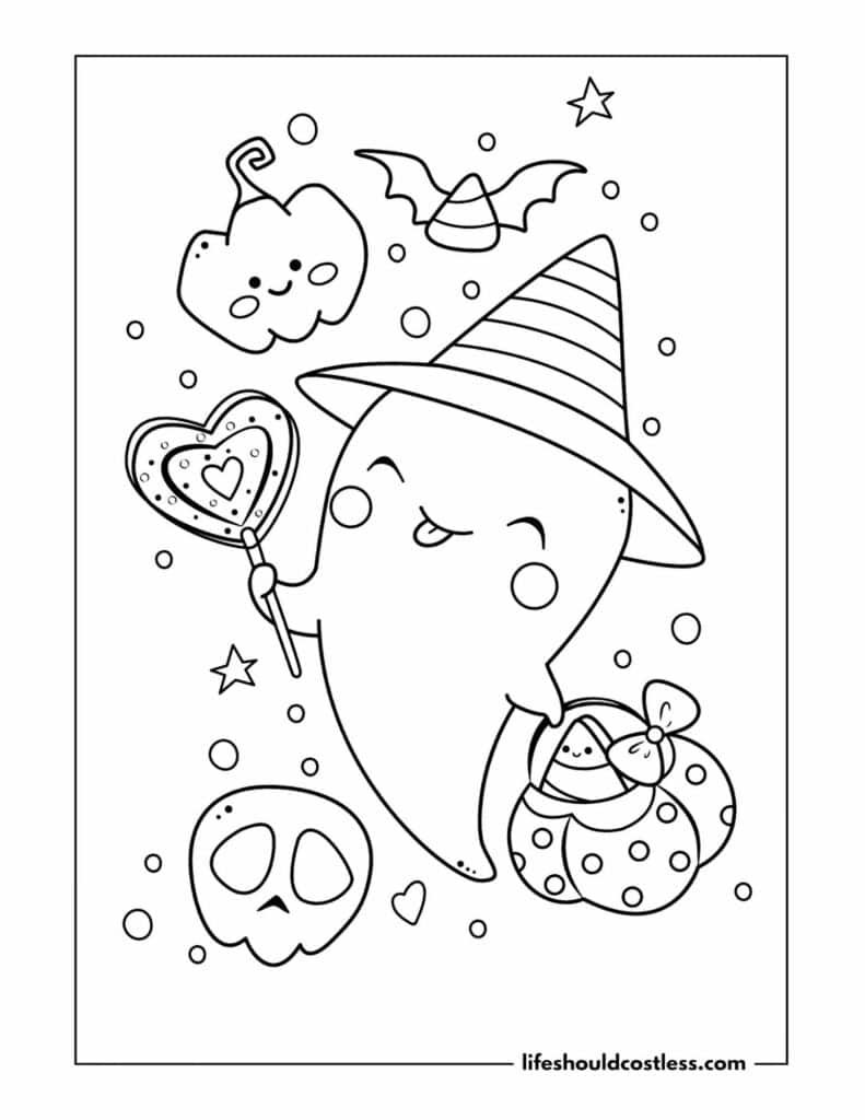 Free halloween coloring pictures