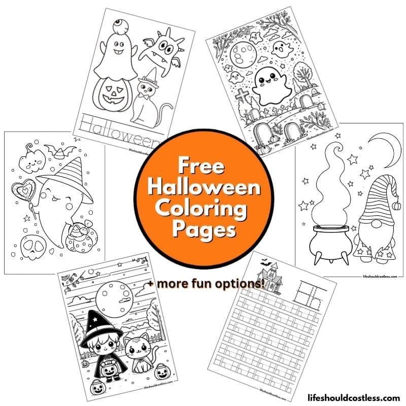 cute halloween coloring pages