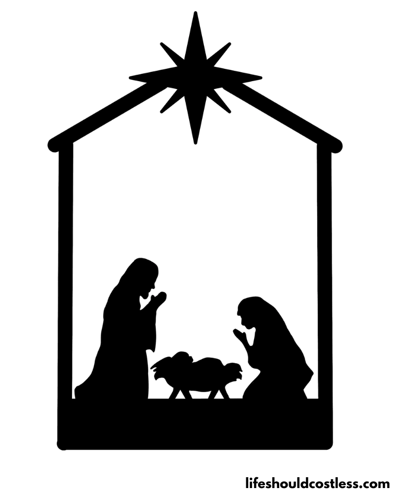 Plywood nativity scene patterns free example