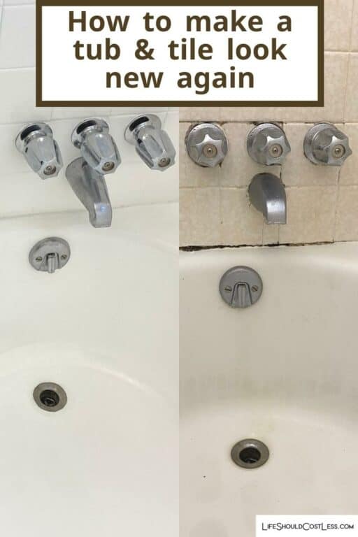How to make your bathtub and shower tile look new again Life Should Cost Less