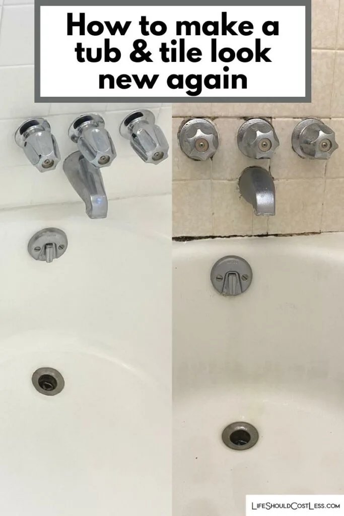 How to make your bathtub and shower tile look new again - Life Should Cost  Less