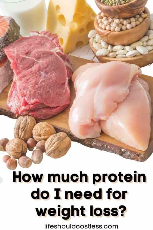 How much protein do I need for weight loss? - Life Should Cost Less