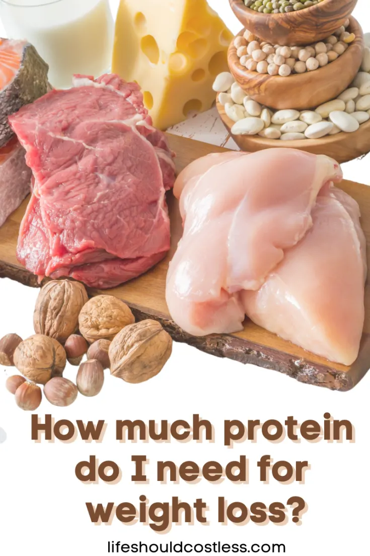 Weight loss with high protein diet.