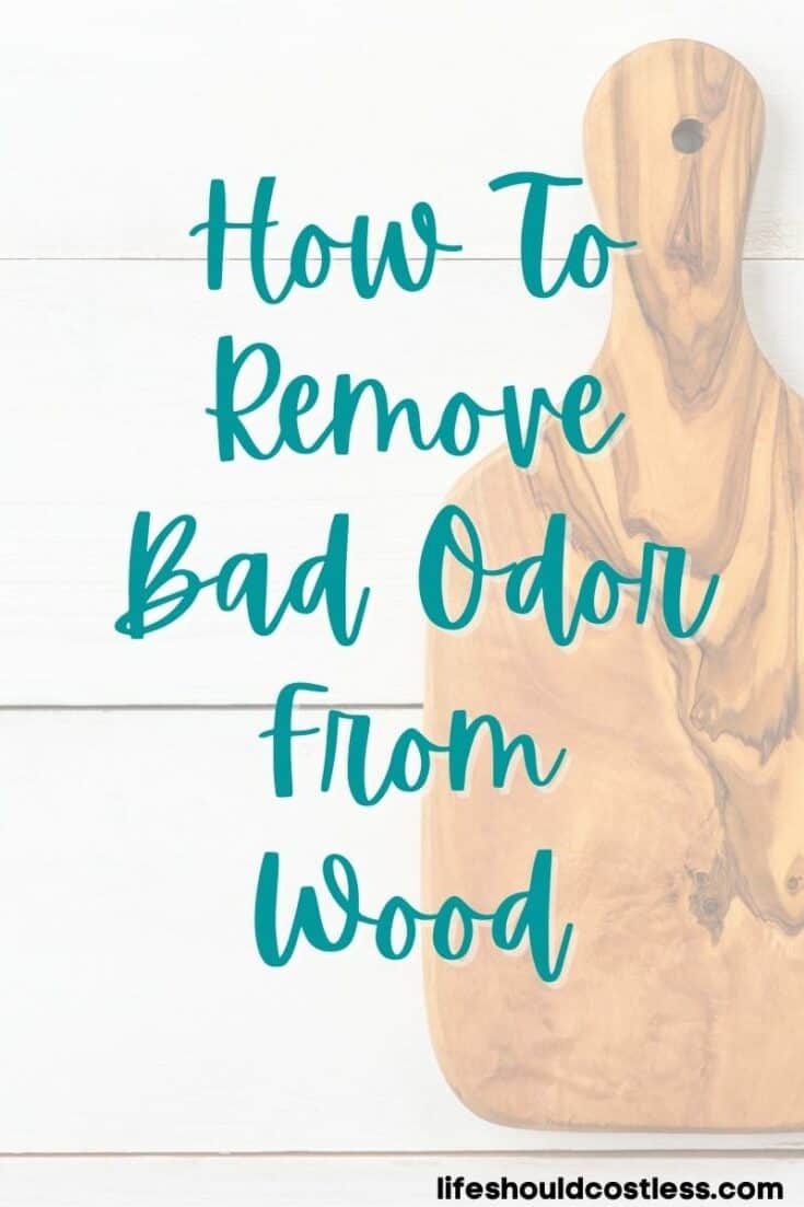 How to clean wooden chopping boards/blocks and remove rancid smells.