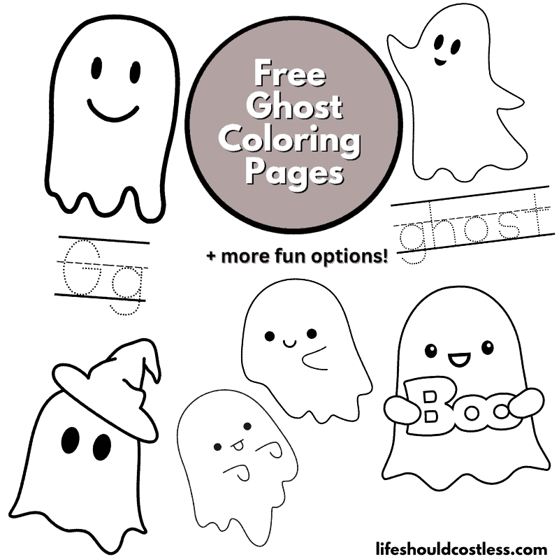 Coloring Pages Ghost