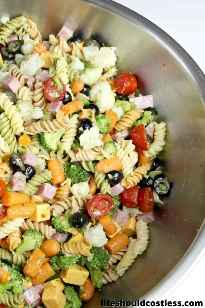 What is the best pasta salad to take to a party/large gathering/church function/baby shower/for a crowd?