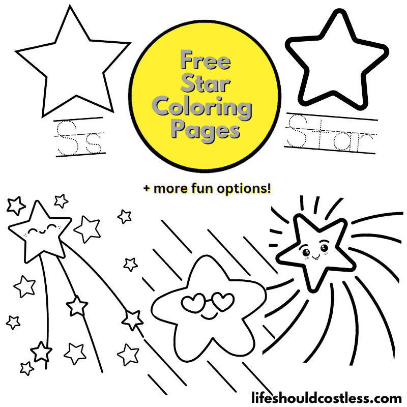Coloring Pages Of Stars