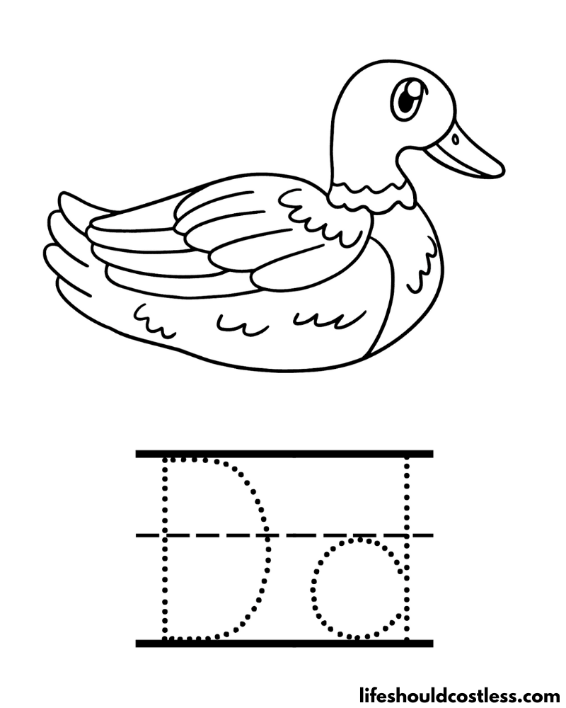 Duck Coloring Pages (free printable PDF templates) - Life Should Cost Less