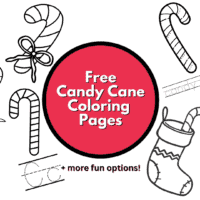 candy canes to color