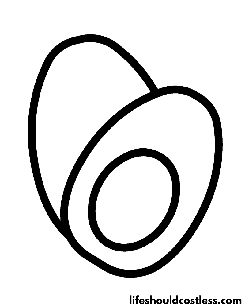 Coloring Pages Of Eggs Example