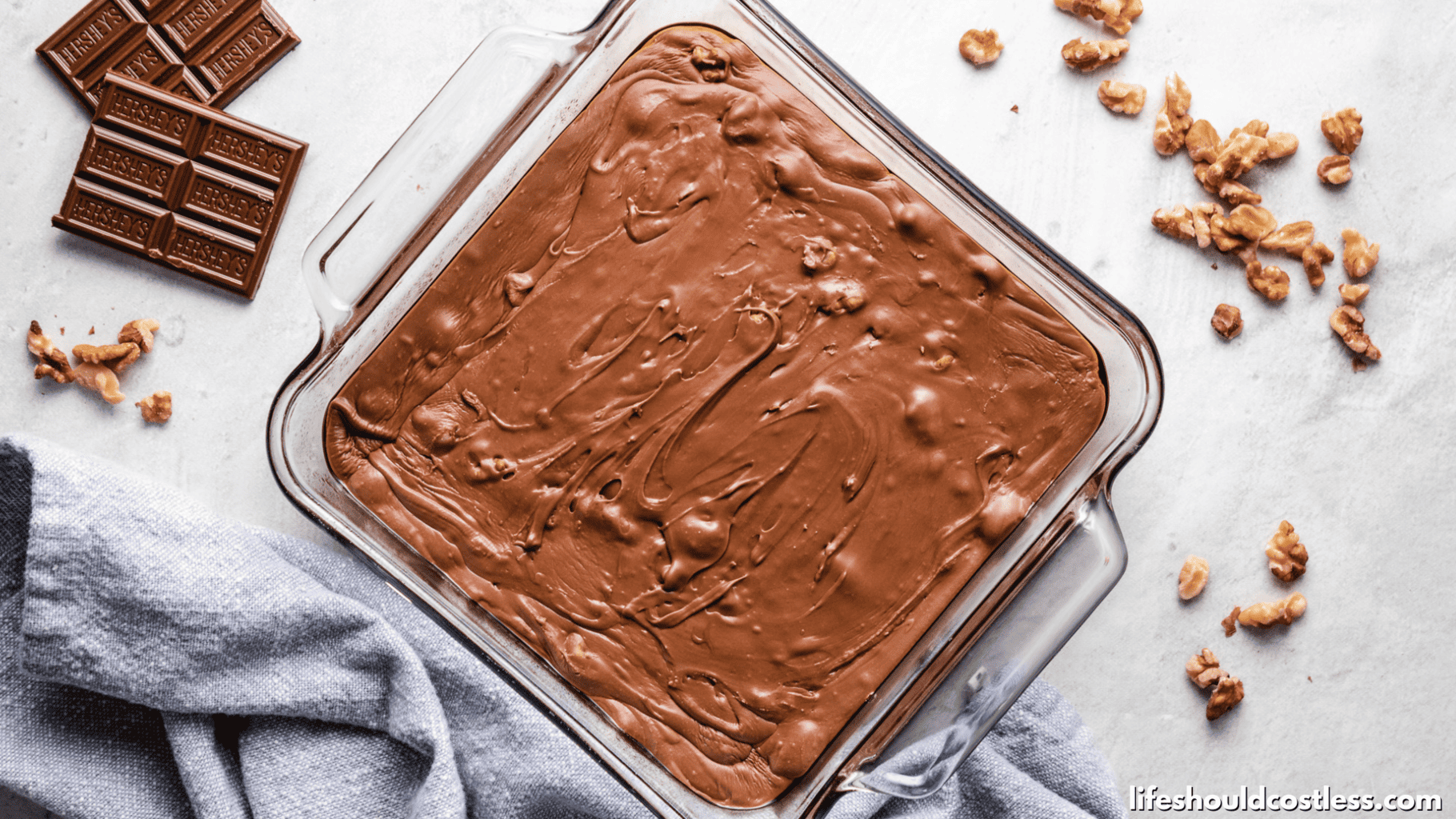 Five Minute Microwave Fudge Recipe (Video) - Life Should Cost Less