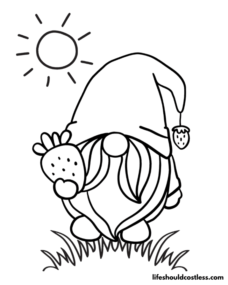 Strawberry Coloring Pages (free Printable Pdf Templates) - Life Should 