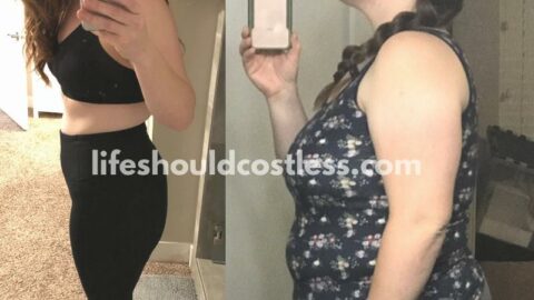 what does 100 pounds of weight loss look like from the side