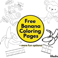 Colouring Pages Of Banana