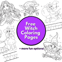 Witchcraft coloring pages