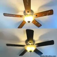 what kind of stain do you use on ceiling fan blades