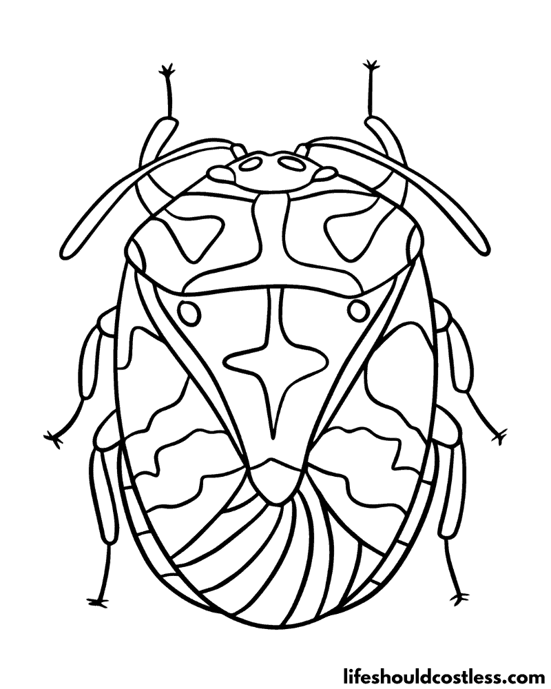 Beetle Coloring Pages (free printable PDF templates) - Life Should Cost ...